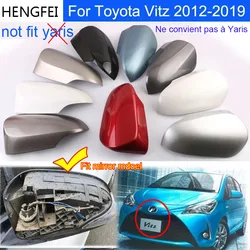 Accessories For Car Toyota Vitz 2012-2019 Rearview Mirror Cover Housing Lid Case