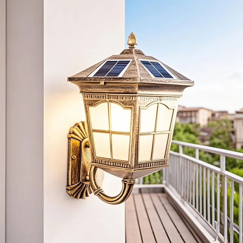 ソーラーライトレトロ-led-ウォールランプランタン-led-ソーラー燭台ライトヴィラ屋外装飾風景ランプパティオ通路用