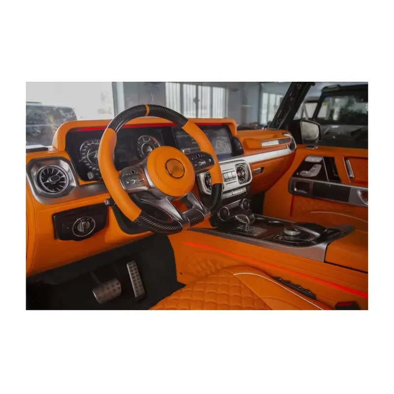 2025 New Model Relyauto Car Interior Accessories Conversion Kit with ABS+Leather for G-Class W463 Wagon