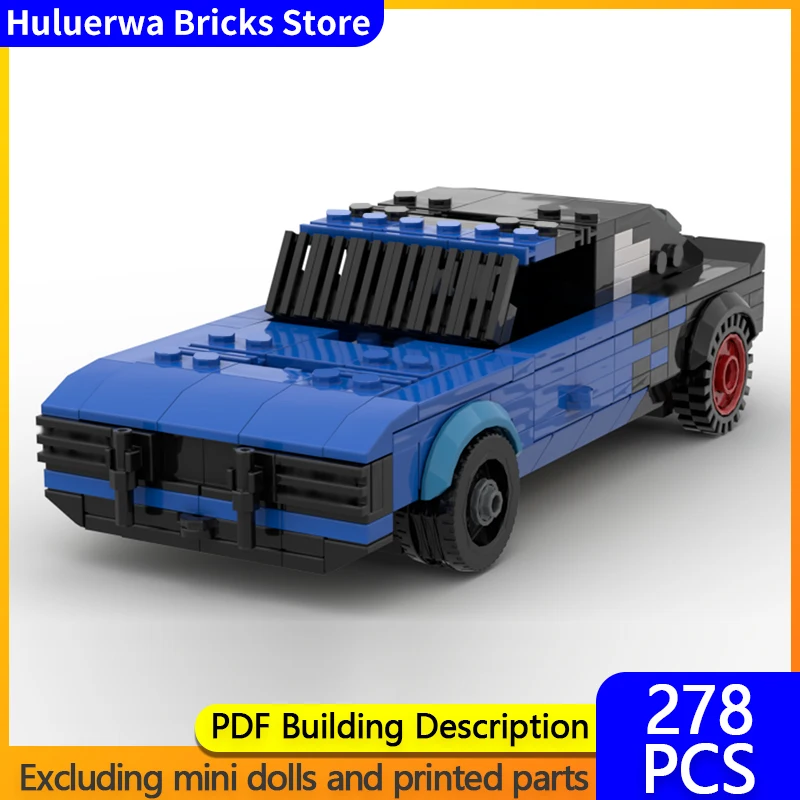 

Модель скоростного гоночного автомобиля MOC, строительные кирпичи Taunus, двухдверный спортивный автомобиль, модульная технология, детские праздничные подарки, сборные игрушки