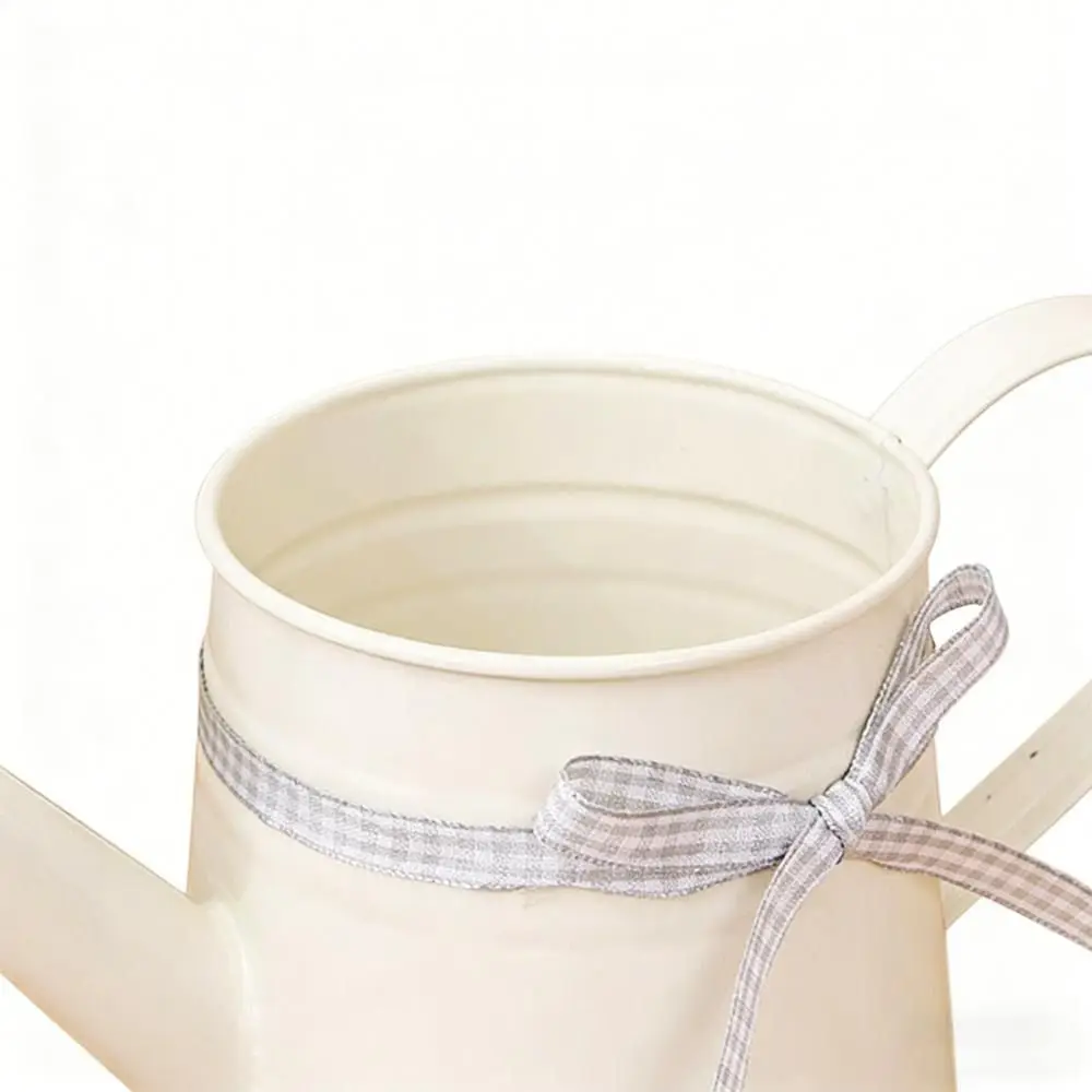New Lightweight Plant Watering Can Rust Resistant Sprinkler Head Watering Pot Gingham Ribbon Garden Watering Can Indoor Plants