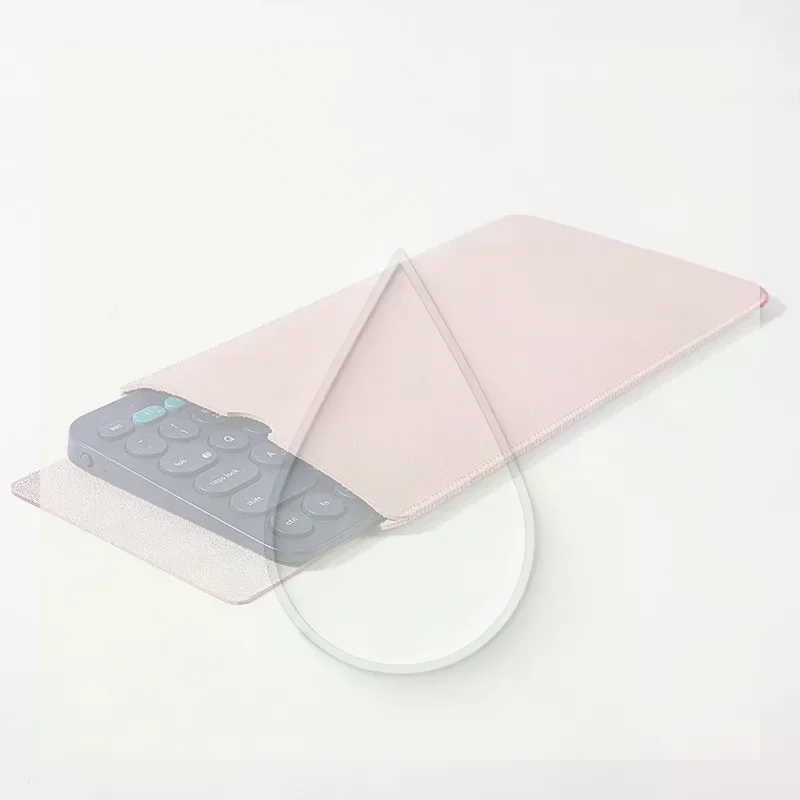 PU Leather K380 Keyboard Protective Cover Ultra Slim Scratch Proof Sleeve Case for Student Study Home Office Use