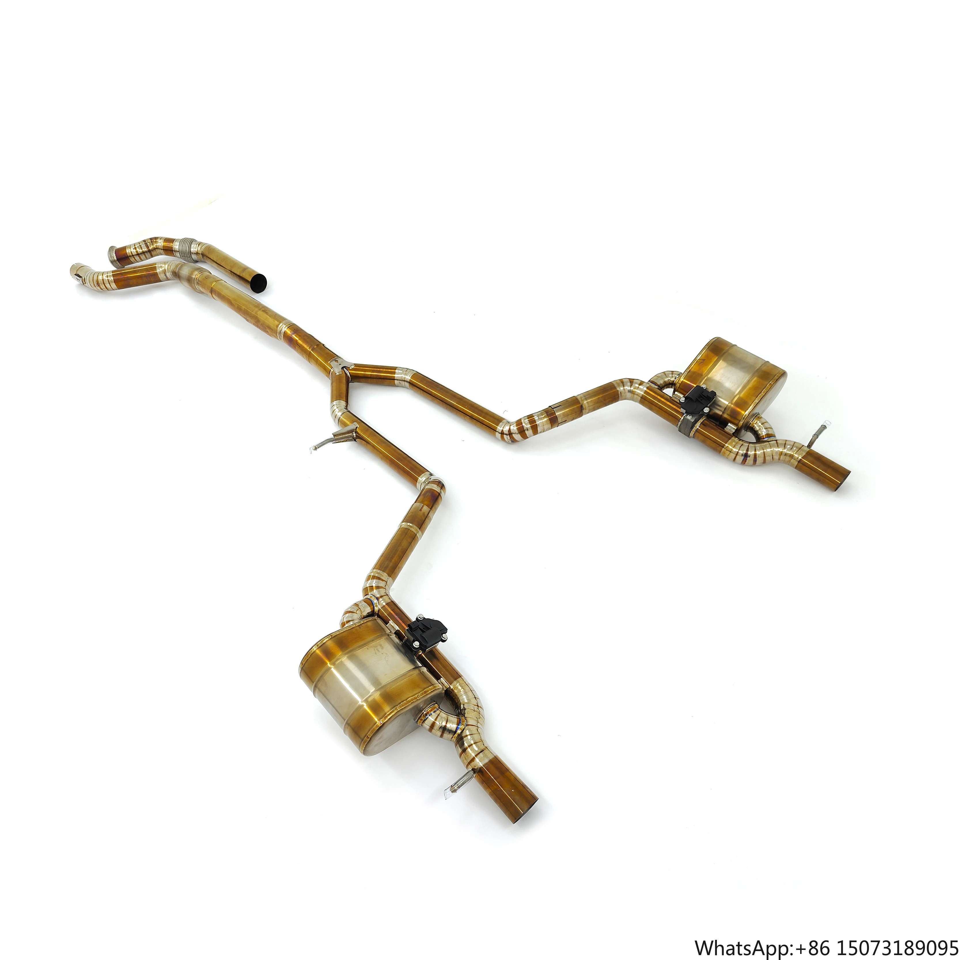 

CSZ High Quality Titanium Valved Catback for GT43 GT50 GT53 E53 3.0T Valved Exhaust With Remote Control