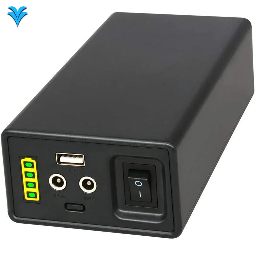 Portable Battery Charger 12V 24V 5V Power Bank Battery Supply Hot Sale 22400mah Phone USB DC Battery 5521 5525 For 360 Booth