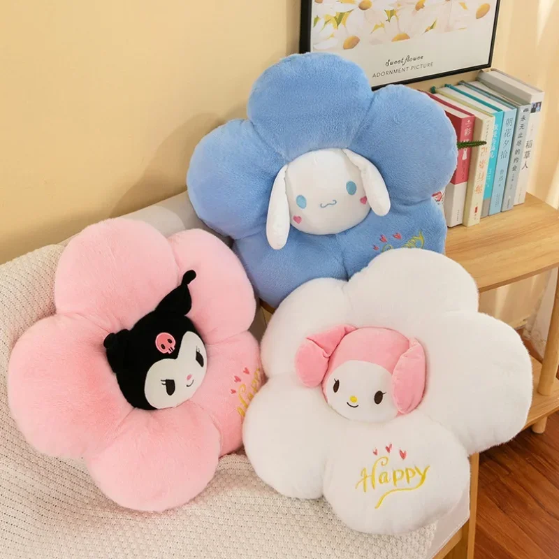 Новинка Sanrio kuromi плюшевая подушка аниме домашнее кресло офисное милое удобное мультяшное школьное сидение коврик для ягодиц детские подарки