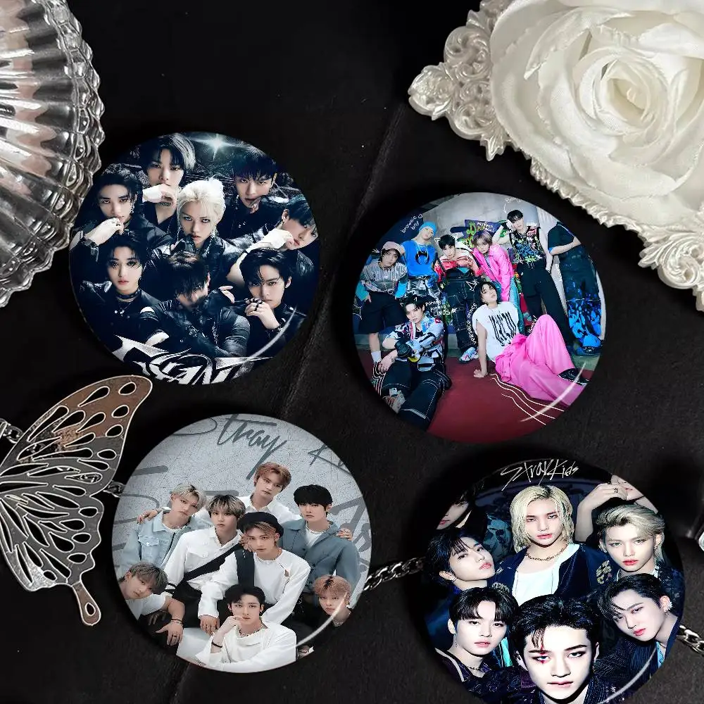Popular Kpop S-Stray K-Kids 58mm Animals Funny Brooches Badge Backpack Clothes Gift Accessory view 3