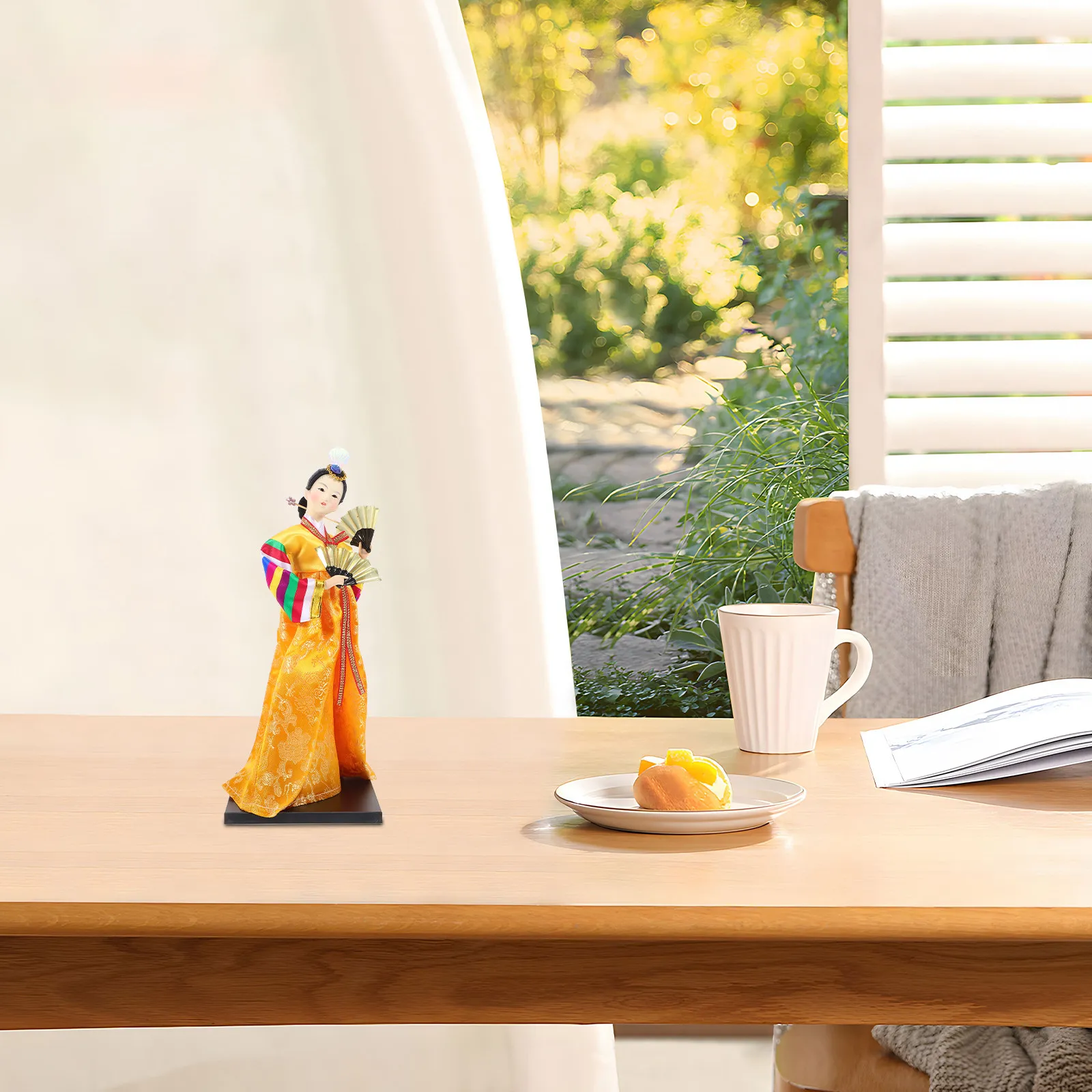 

Korean Decoration Elegant Traditional Craft Display for Home Office Desktop Handmade Korean Style Art