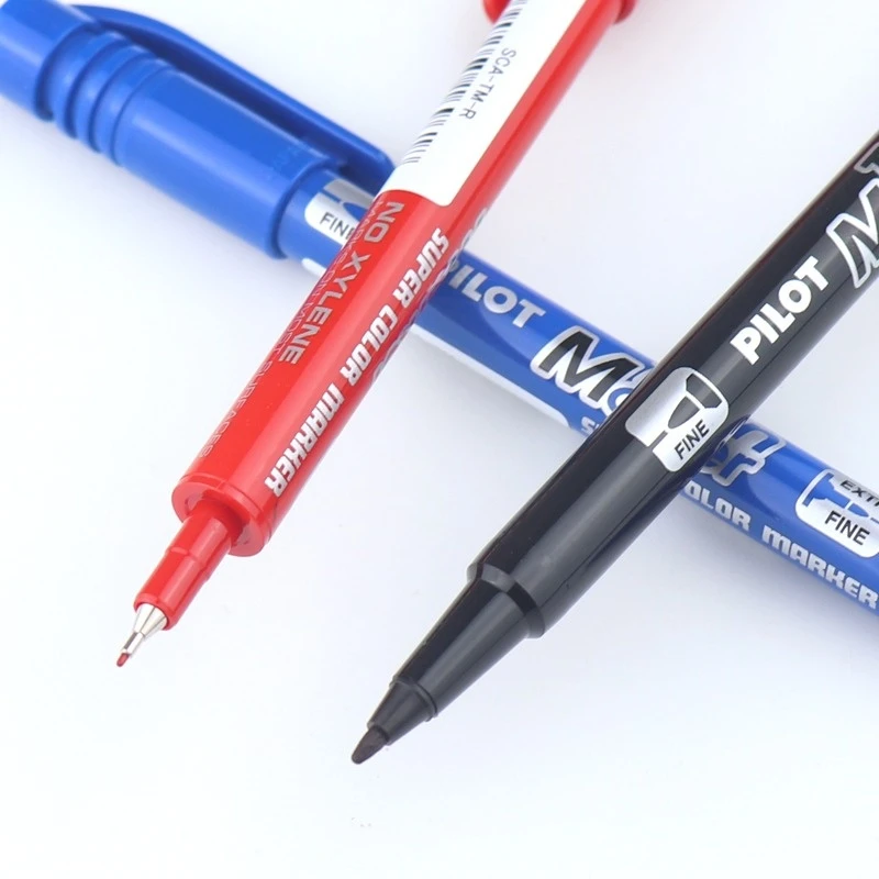 

Pilot Oil-Based Permanent Marker Pen,SCA-TM 2in1 Dual-Tip Fine & Bold Quick-Drying Ink for Journaling,Scrapbooking & DIY Crafts