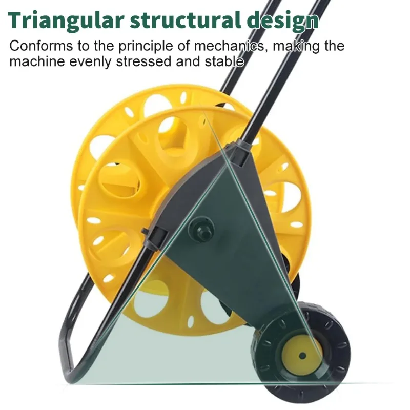 Garden Water Pipe Reel Cart Outdoor Planting Hosepipe Organizer  Labor-Saving  Watering Cart Water Pipe Storage Rack