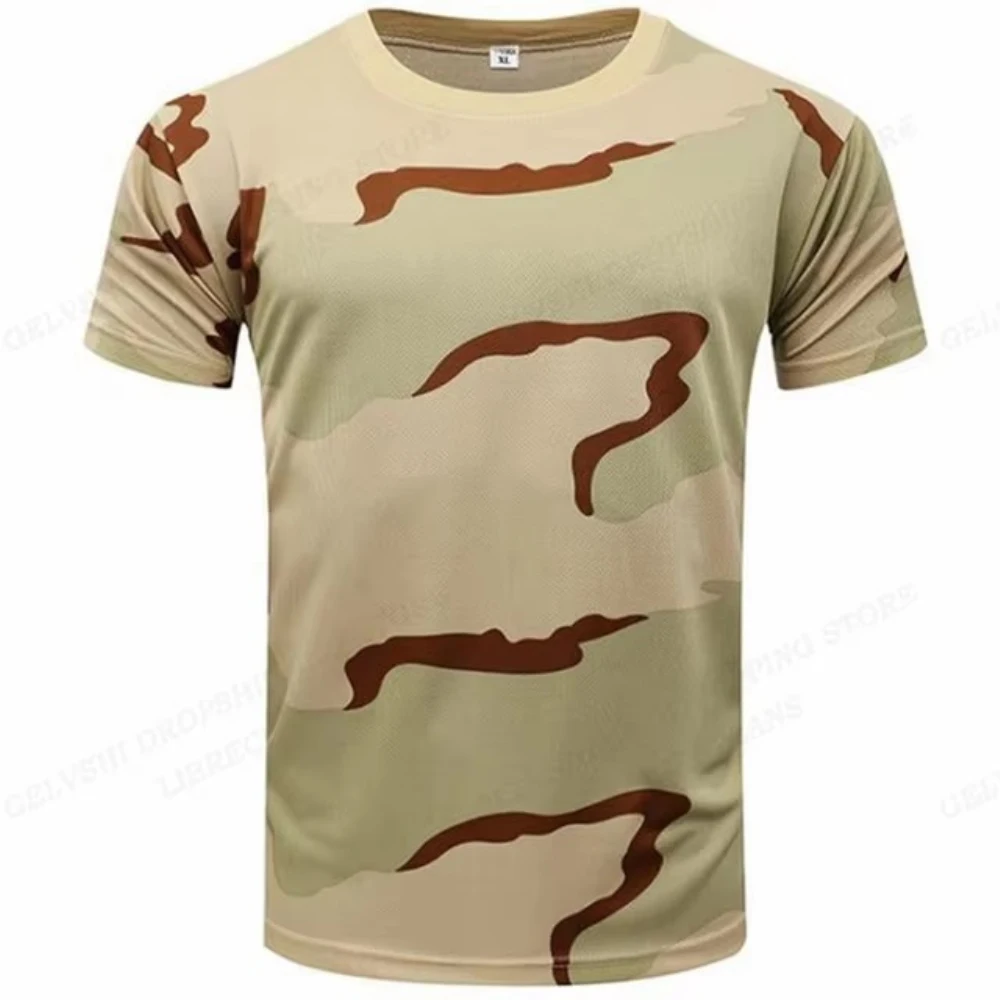 Camouflage 3D Print T-shirt Men Fashion Short Sleeve Tshirt Outdoors Tshirt Oversize Tops Tees Camo T Shirt Male Clo