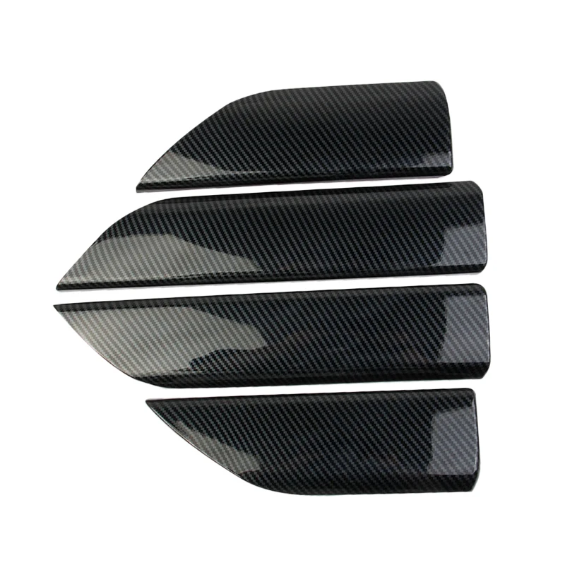 

1 Set Interior Door Panel Cover Trim Fit for Chevrolet Silverado 1500 GMC Sierra 2500 3500 Black Carbon Fiber Style