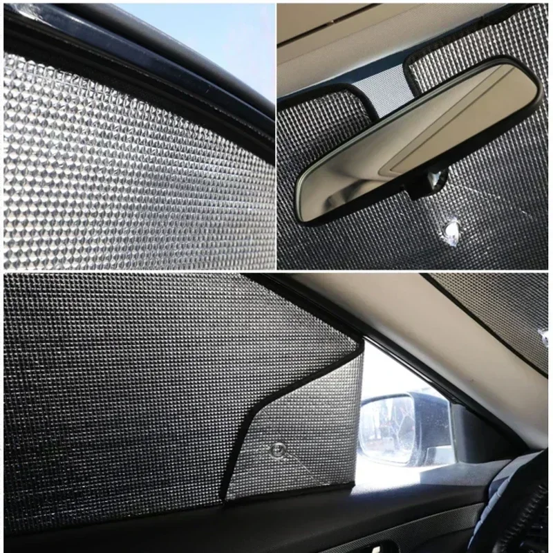 Anti-UV Car Window Sunshade Coverage Sunshade Cover Protection Board Accessories For Volkswagen for VW Touran 2003 2004~2015 - view 5
