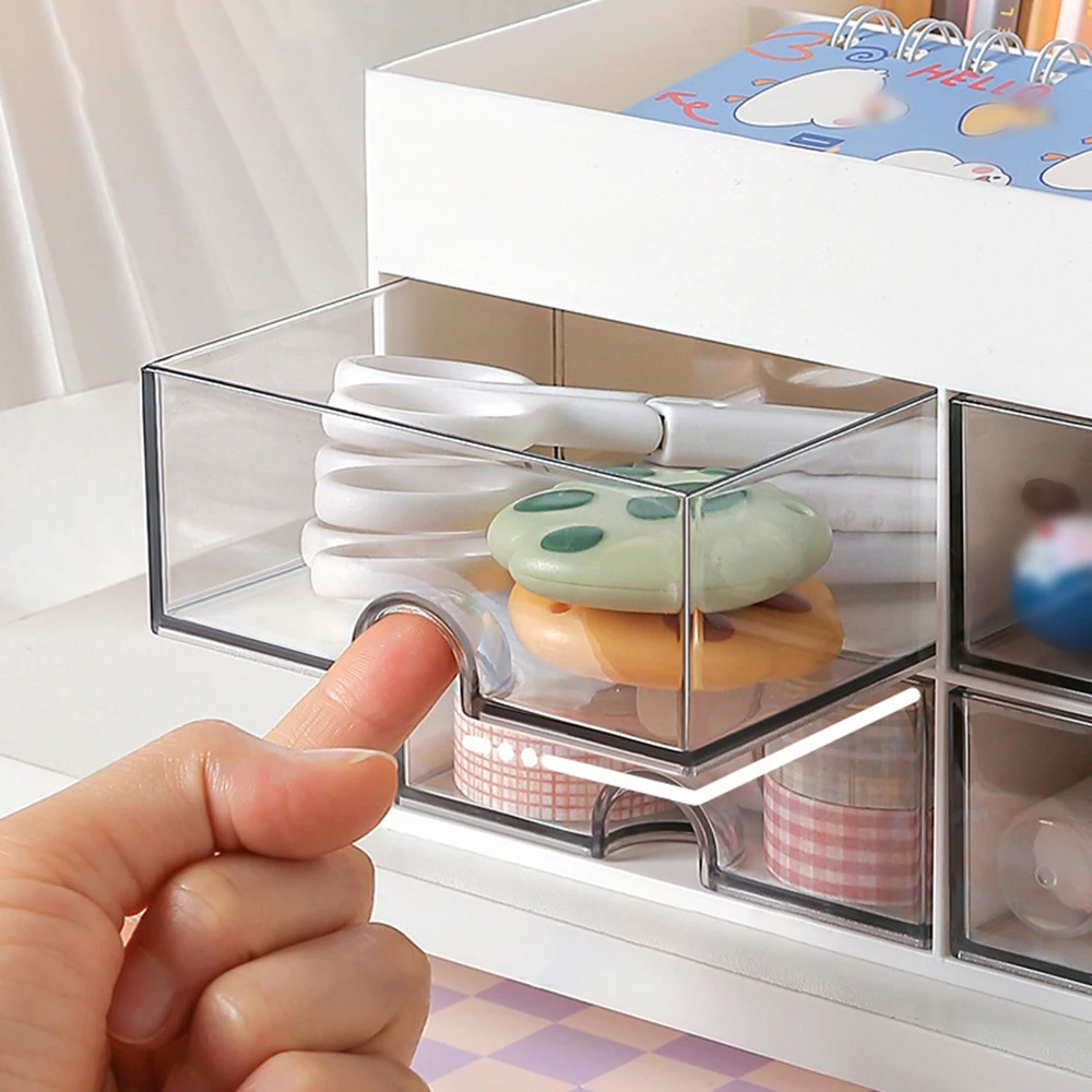 صندوق تخزين سطح المكتب، خزانة الأدراج، فرز قرطاسية الطلاب، رف تخزين متنوع للمكتب