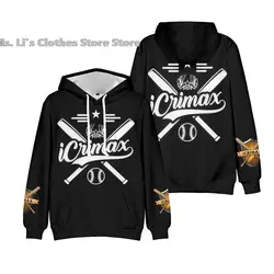 Icrimax merch moletom com capuz moletom com capuz unisex pulôver hip hop streetwear adolescentes venda quente crianças roupas 2022 outwear