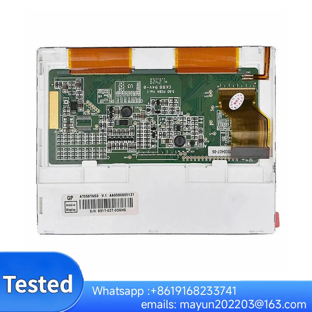 

Original 5.6 inch LCD Display AT056TN53 V.1 for V30 Screen Controller Driver Board with HDMI VGA 2AV Inputs