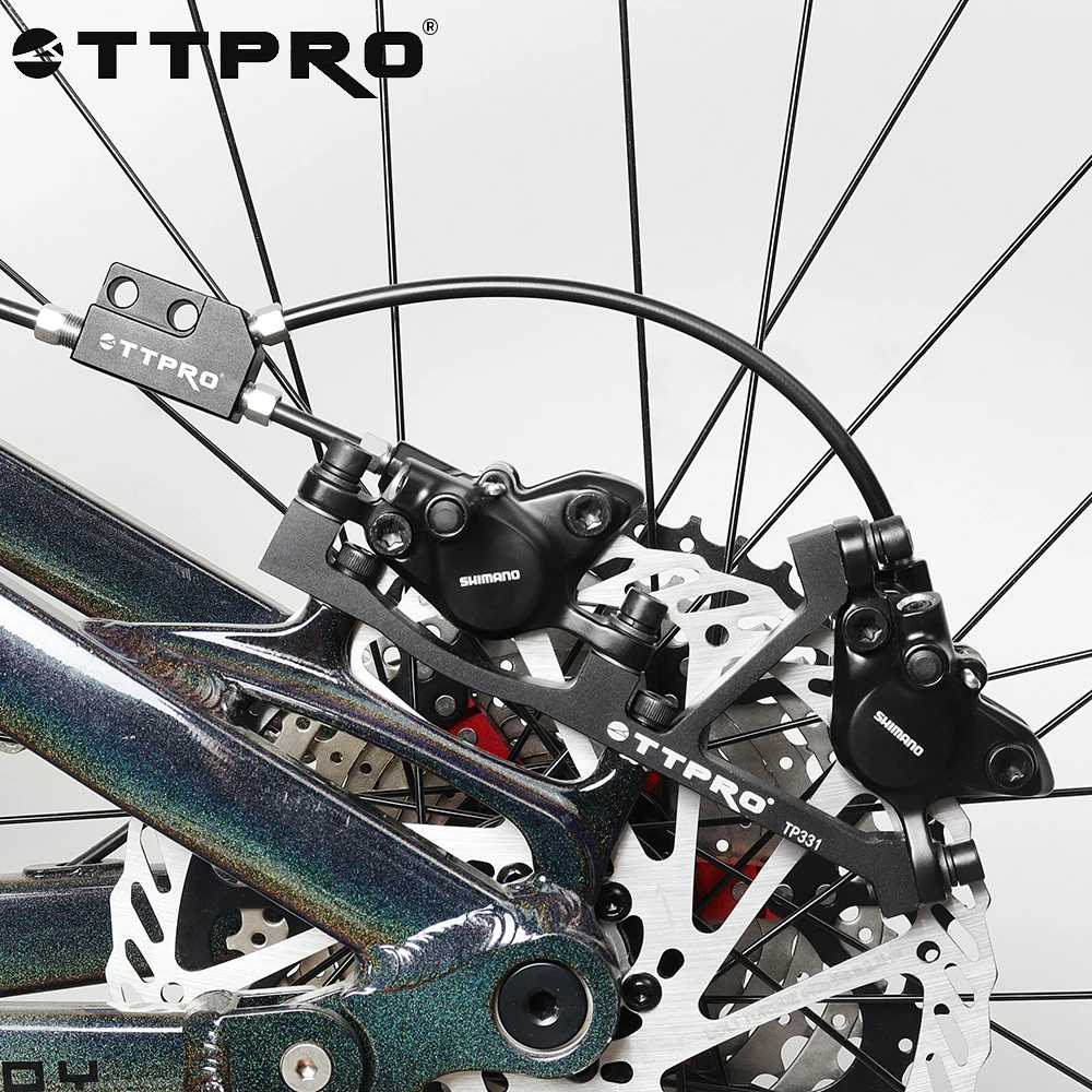 

Двухпоршневой тормозной разъем TTPRO, высокопрочный материал из алюминиевого сплава с ЧПУ для 203 мм/220 мм MTB велосипеда, внедорожные модифицированные детали