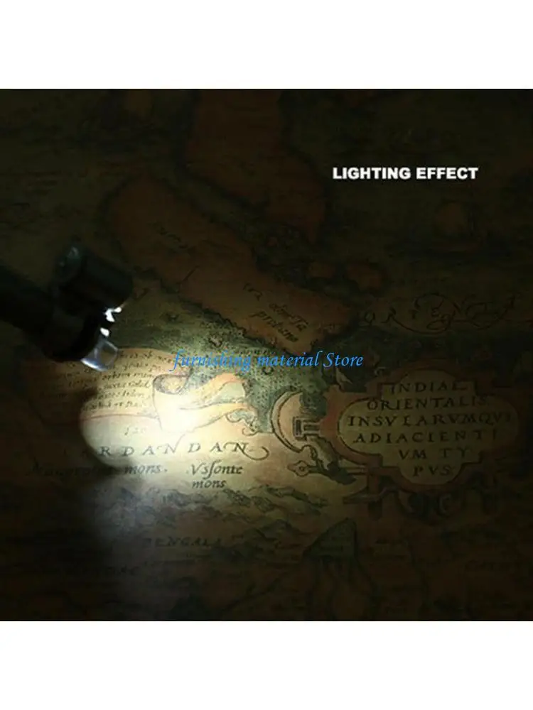 

Y5GD Adjustable 100x Microscope Loupe With Light Led Portable Handheld Magnifier Multifunction Zoom Loupe Pocket Mini Jewelry