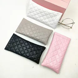 Women Soft Coins Lipsticks Storage Case Pouch Fashion Pu Leather Sunglasses BagsHigh-Grade Waterproof Eyewear Glasses Bag