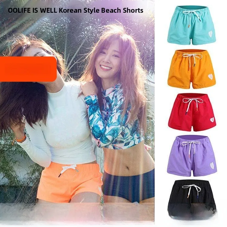 

Summer Sport Casual Fitn Color Beach orts Women Tight Slimming Swimming Hot Spring Surfing Qui Dry Underwear