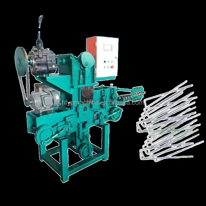 Automatic Wire Hook Tough U Pin Maker Metal Wire Bending Rebar Cold Drawn Wire Forming Bender for Industrial Use