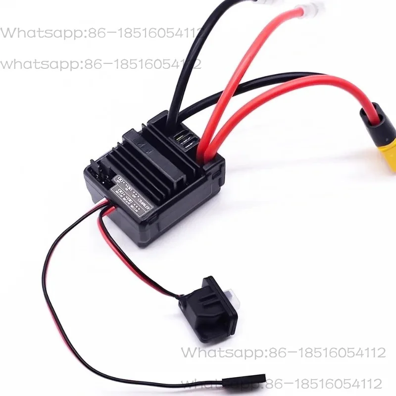 Fully Waterproof 80A Brushed Electric Adjustable 540/550 Motor Climbing Car 7.4V High Voltage BEC