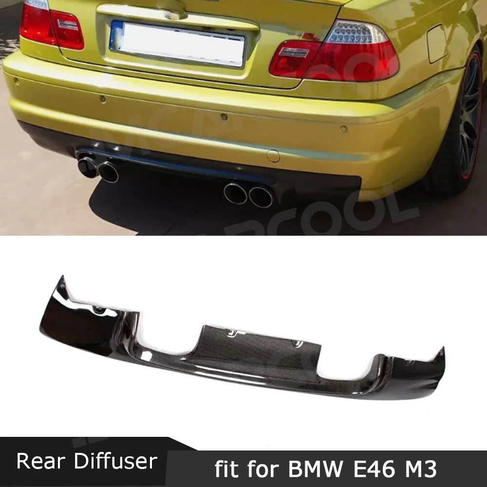 

JMCARCOOL High-Quality Carbon Fiber Rear Bumper Diffuser Lip Bodykits For BMW E46 M3 Coupe 2000 - 2006
