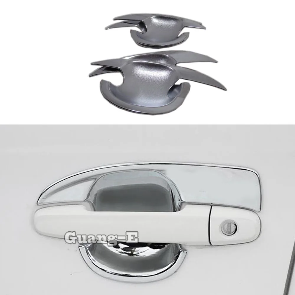 

Car Body Styling Cover Trim ABS Chrome External Door Bowl Frame Armrest For Toyota Vios/Yaris Sedan 2014 2015 2016 2017-2019
