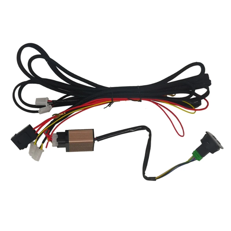 Car Seat Heater Car Seat Heat Pads Kit Universal 12V Carbon Fiber Digital Display Switch With Wiring Harness