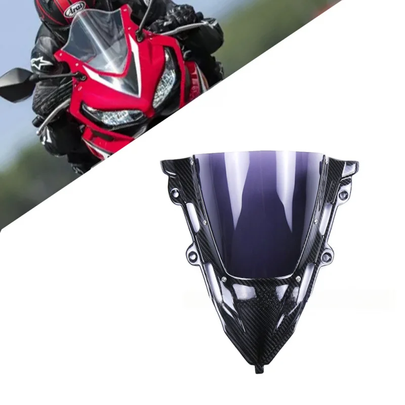

ПрименимоHONDAHondaCB650F CBR650FMаксессуары для модификации мотоцикла Переднее лобовое стекло из углеродного волокна