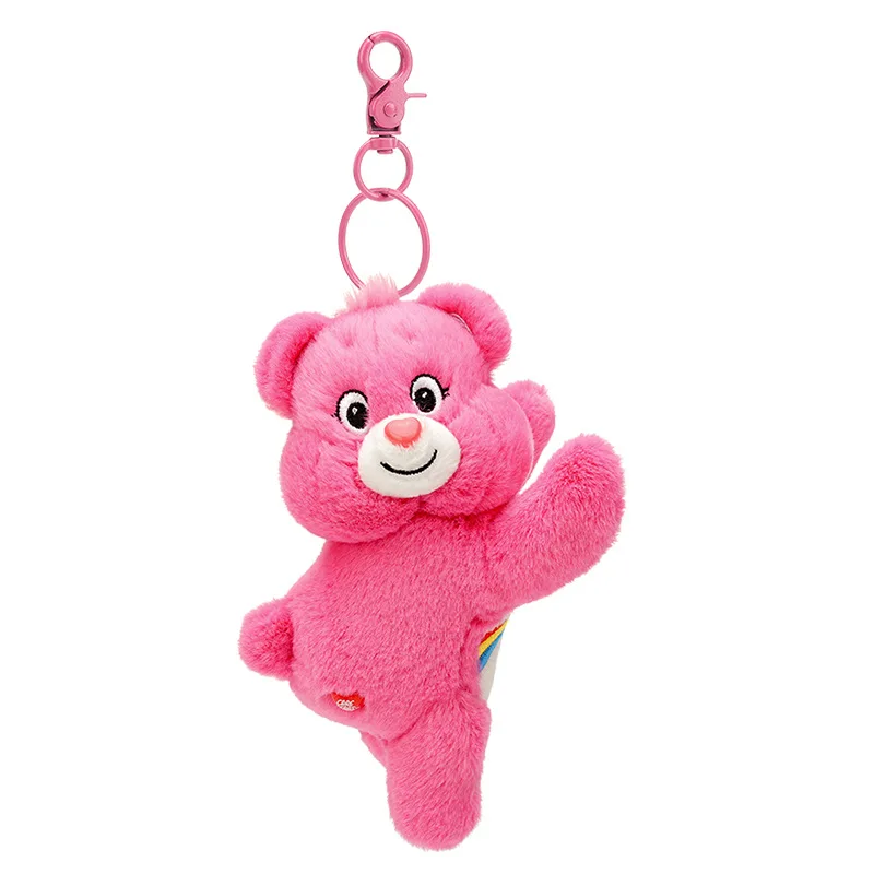 Llaveros de peluche perfumados con osos de cuidado auténticos, juguetes de peluche, bolso CareBears, llavero, mochila, muñecas, regalos de cumpleaños y Navidad para niños