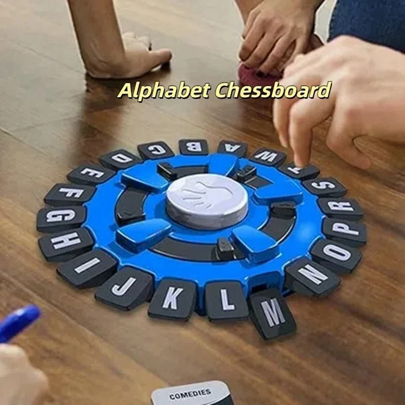 Y67A-Juego de mesa de ajedrez familiar de paquete rápido, juego de tablero de ajedrez con alfabeto, juguete