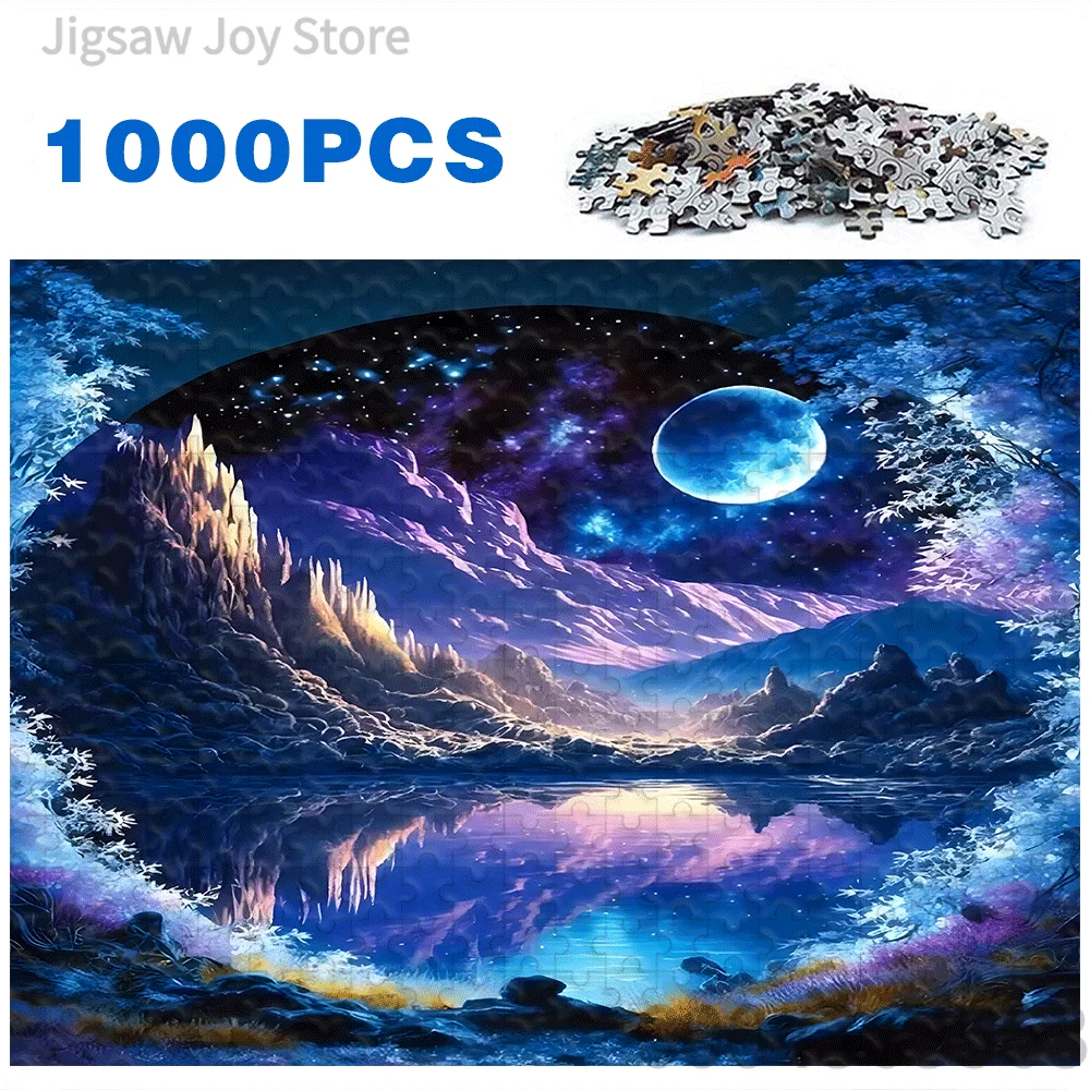 Creative Galaxy View & Retro History Jigsaw Puzzle Paper Board Game Kids Adults Intelligence Development Toy