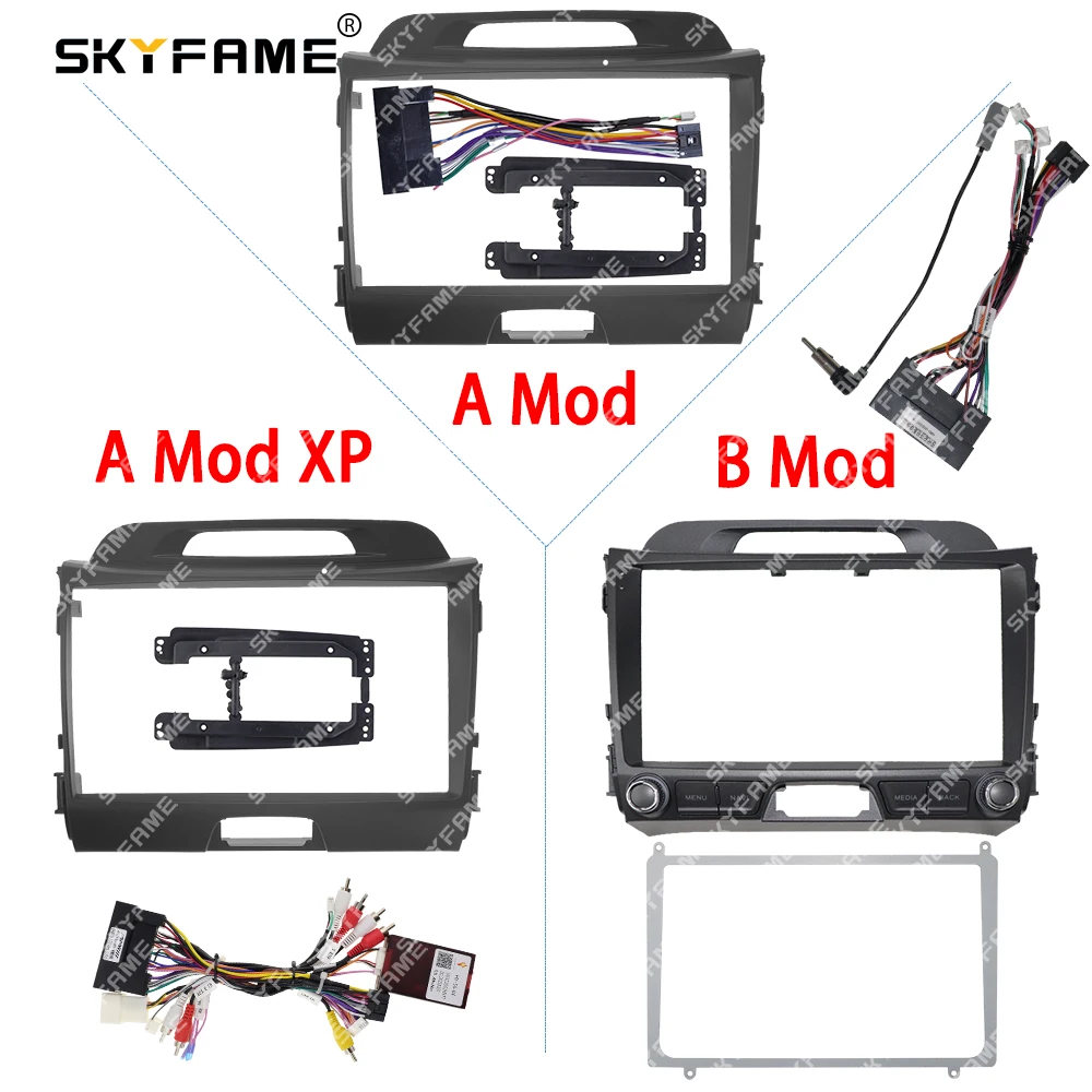 

SKYFAME Car Frame Fascia Adapter Canbus Box Decoder For Kia Sportage 2010-2015 Android Radio Dash Fitting Panel Kit