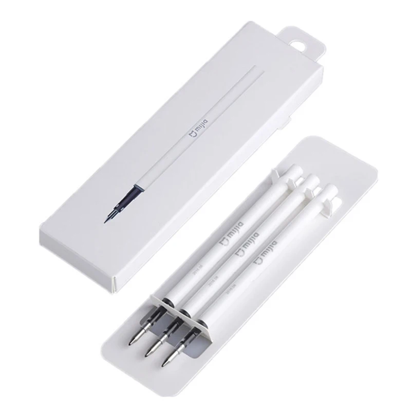 Oryginalny długopis Xiaomi Mijia Sign Pen MI Pen 9,5 mm, długopis do podpisów, wkład PREMEC Smooth Switzerland, tusz MiKuni Japan (czarny/niebieski), najlepszy prezent. — zdjęcie produktu 5