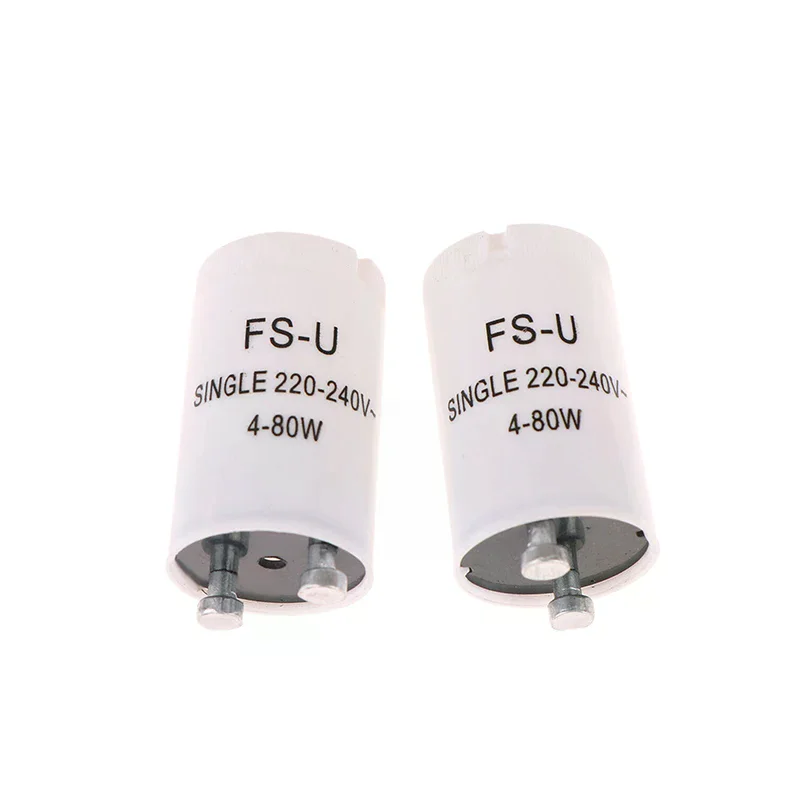 Professional Grade Fluorescent Lamp Starters (5Pcs), 220-240V 4-80W, CE/RoHS Certified, Long-Lasting
