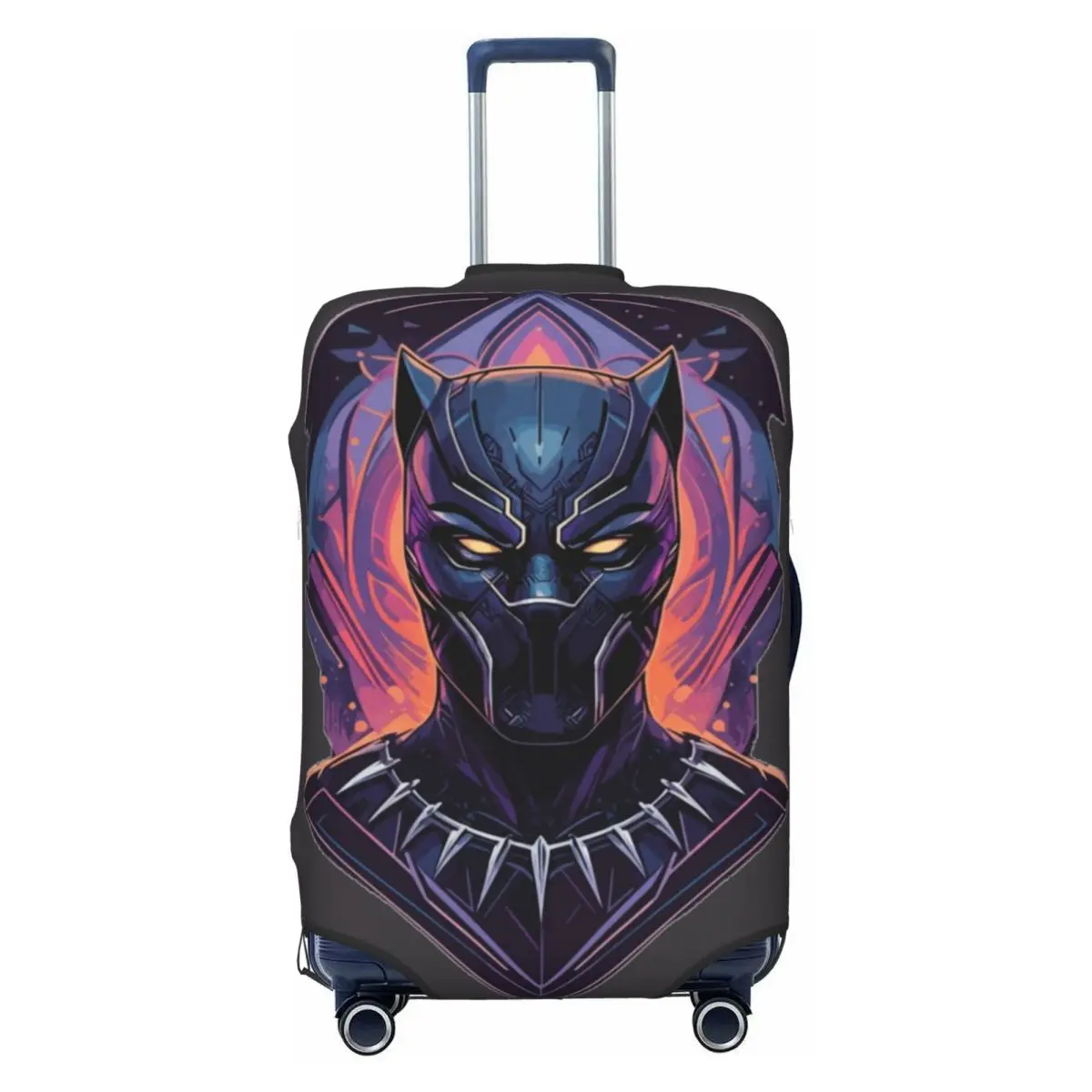 

Custom Black Panther Movie Luggage Cover Protector Fashion Travel Suitcase Covers for 18-32 Inch