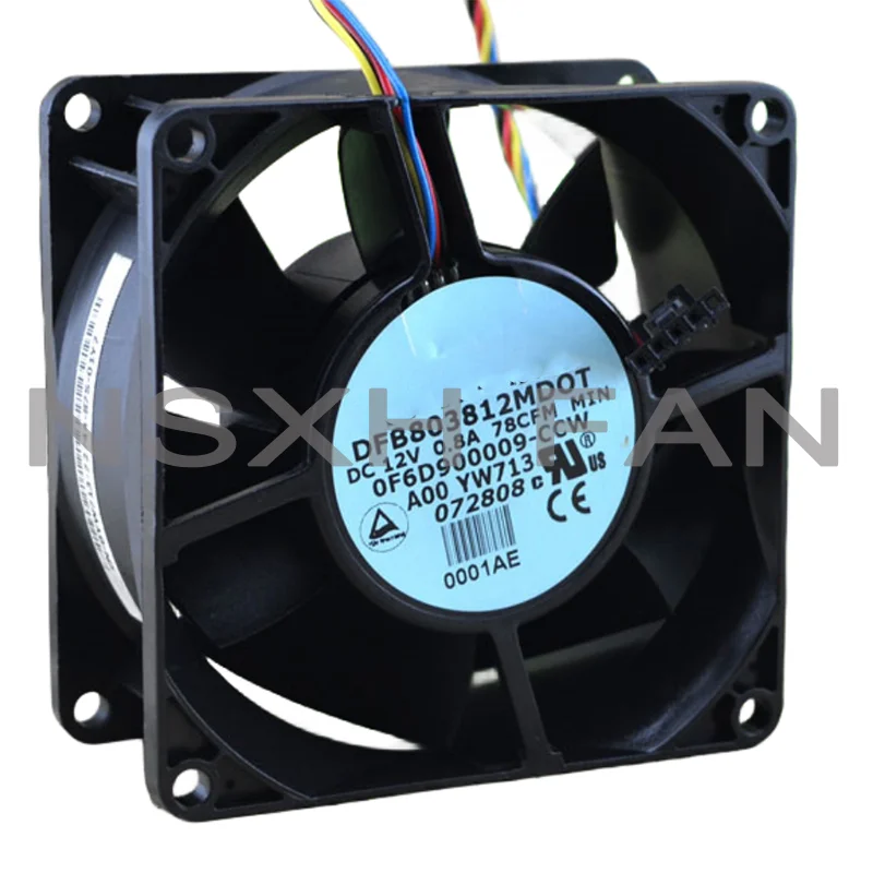 Ventilador FORCEL 8038 PWM Original, DFB803812MDOT, 12V, 0.8A