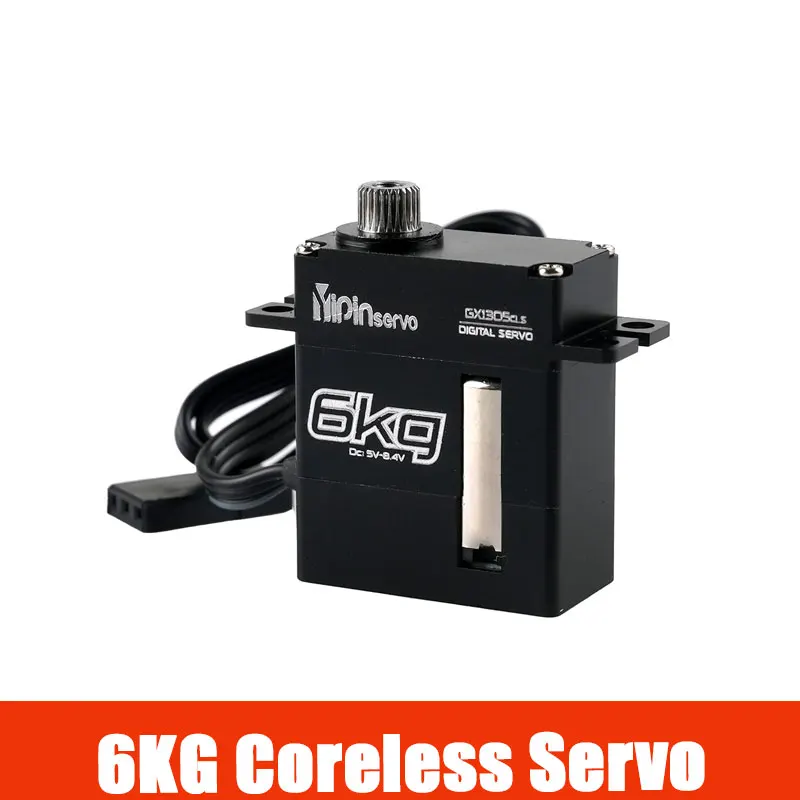 

6Kg Micro Digital Servo 180 270 Degree Angle Controllable Coreless Metal Gear Servo for RC Robot Car Aircraft Boat