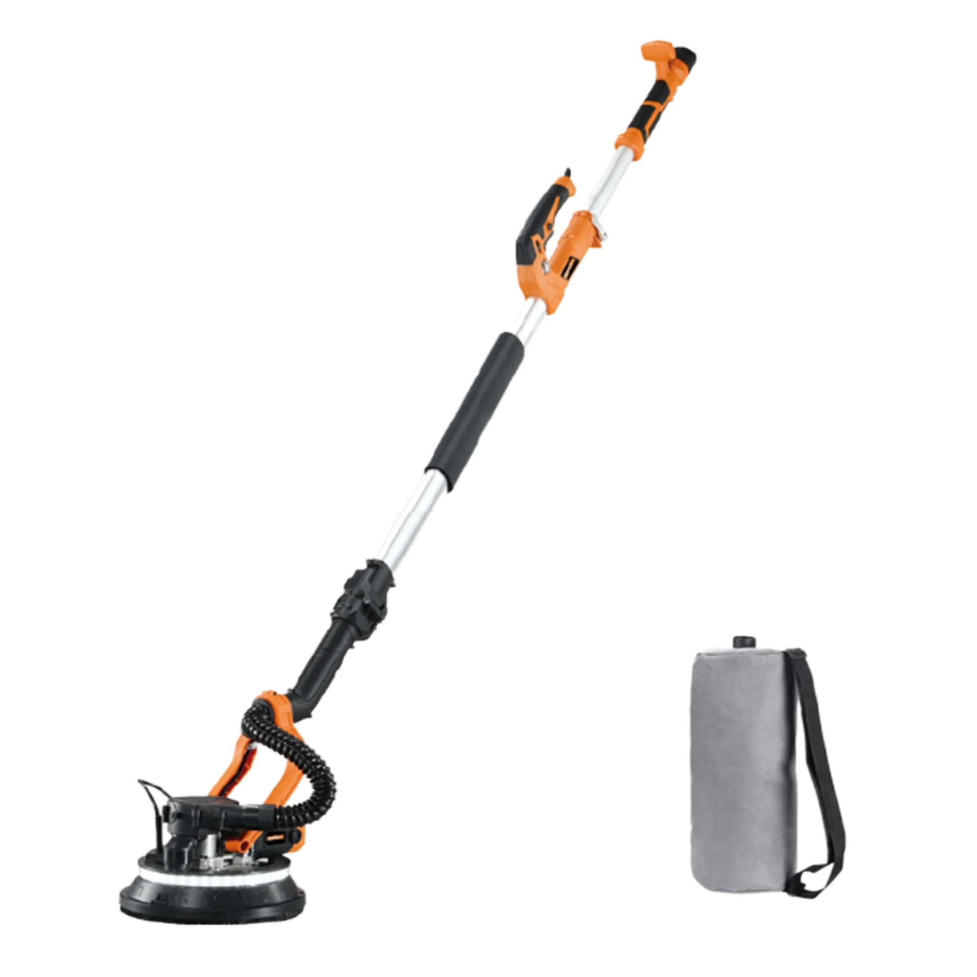 

OEM Industrial Grade Electric Drywall Sander Vacuum Automatic Dust Removal LED Light 5 Variable Speed Handle Foldable Design