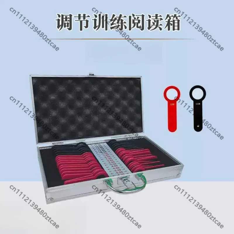 Accommodation Training Reading Box Lens Sorting Tool Binocular Vision Accommodation Insufficiency Exercise Optometry Accessory
