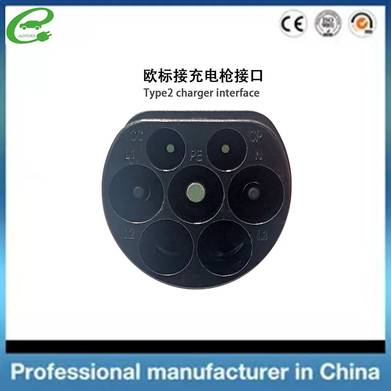 EV Charger Connector Type 2 to GBT Adapter Electric Vehicle Charging Adapter SAE j1772 to IEC62196 EV Charging Adapter 32A 22KW