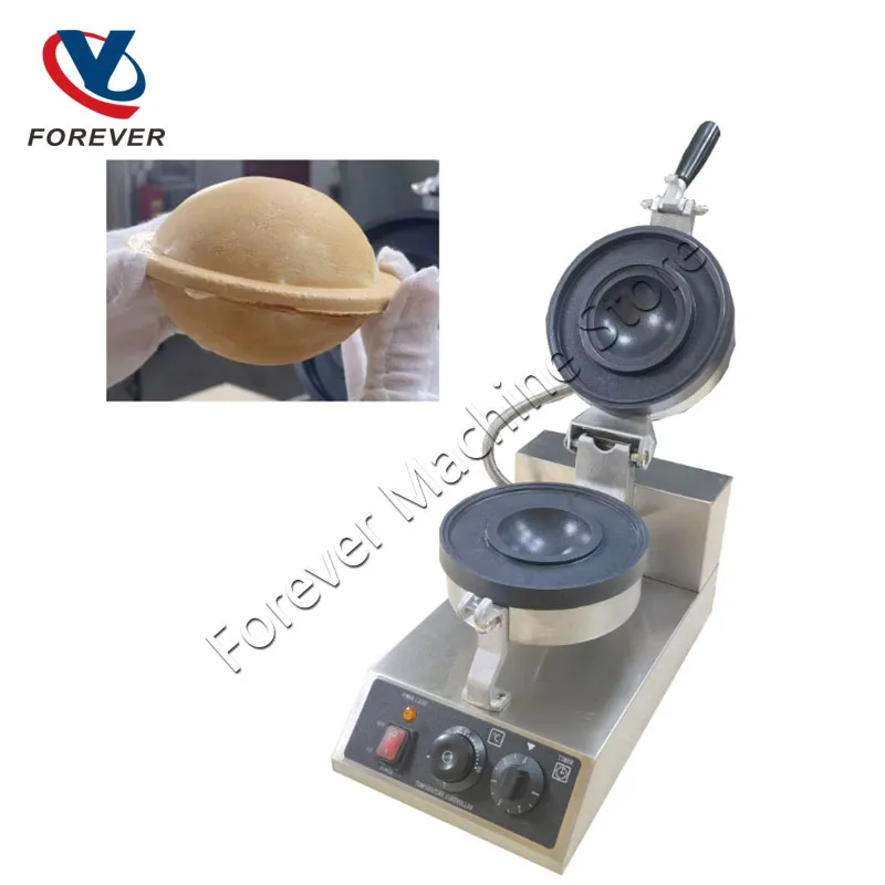 UFO Burger Machine Super Large  Ice Cream Burger Machine Ice Cream Panini Press Semlor Paczki Krapfen Baker Waffle Maker