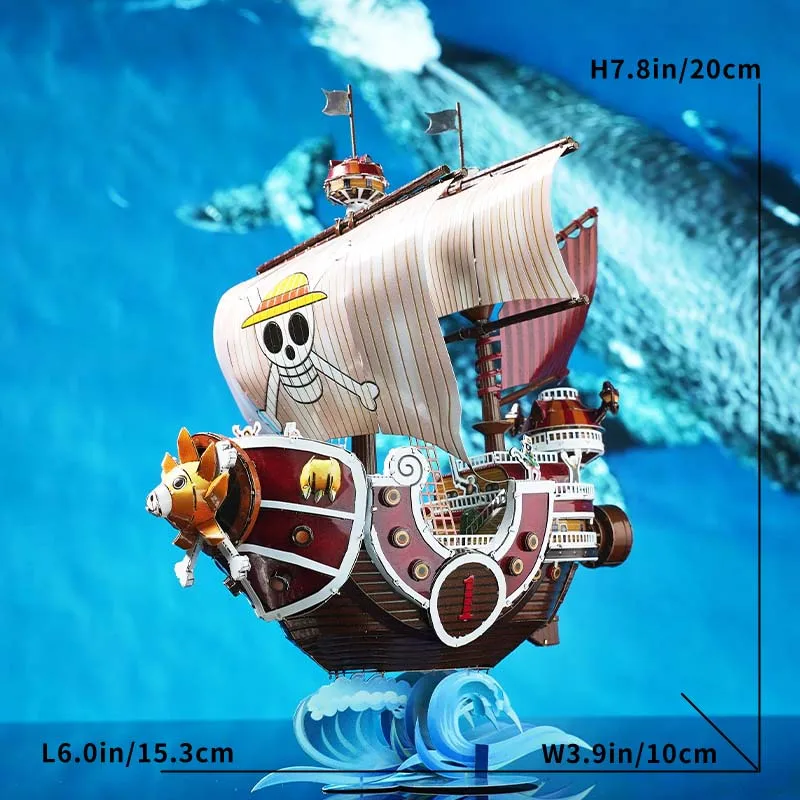 Skeleton ship Full metal stainless steel DIY3D three-dimensional puzzle alloy assembling model