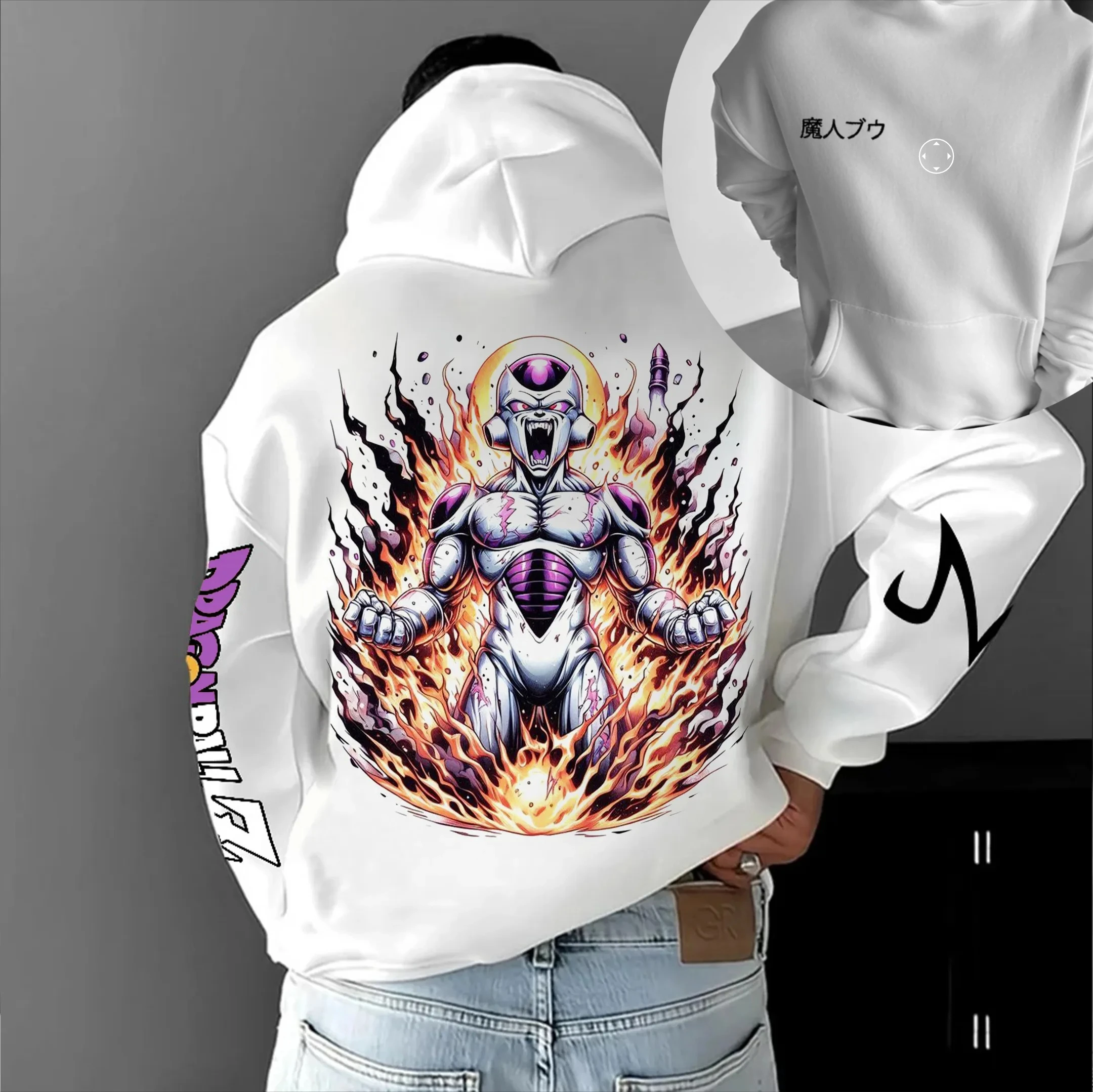 

Dragon Ball Autumn and Winter Japanese Hot Blood Animation Classic Character Hoodie Men's and Women's Top Casual and Comfortable