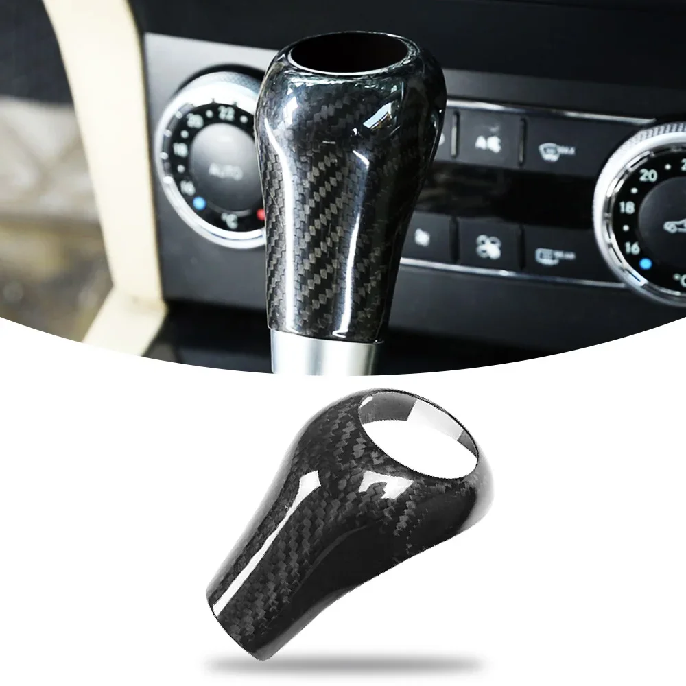 

Car Gear Shift Lever Knob Cover Shifter Head Decal Sticker For Mercedes Benz W204 W212 A C E G CLS GLK Class Auto Accessories