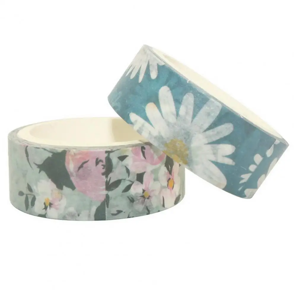 Beautiful Masking Tape Free Cut Sticky Spring Flowers Art Projects Masking Tape  Portable Paper Tape Journal Supplies