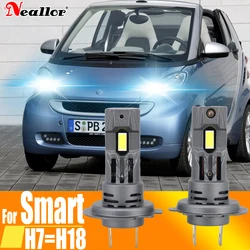 H7 Led Canbus bez błędów światła reflektorów dla pojazdów żarówki samochodowe superjasne lampy Turbo o dużej mocy dla Smart Fortwo 451 450 453