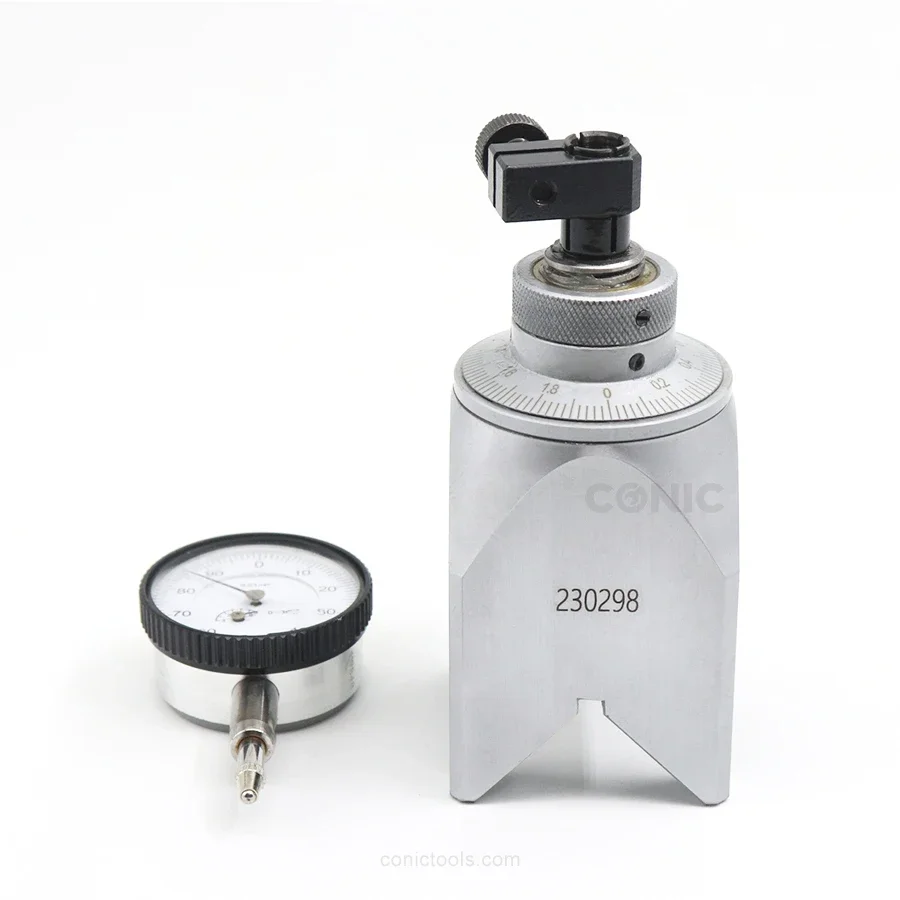 

2025 Height Dial Indicator for Boring Machine Cutter Setting Gauge V Block Adjustment Tool