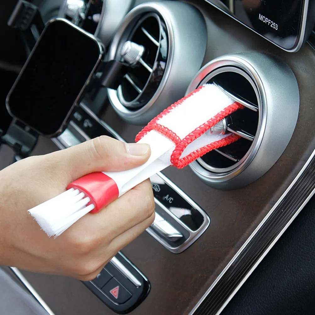 3Pcs Compact Multi Purpose Cleaning Brush Kit Lightweight Handheld Duster for Keyboards Car Dashboards Corners Cleaning Supplies
