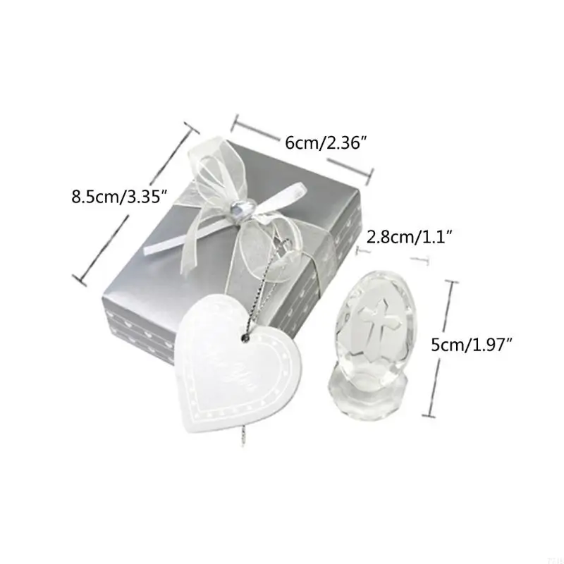 77JB Crystal Chữ thập đứng truyền thống trên cơ sở Tabletop Tabletop Figurine